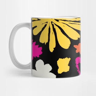 Cute Flowers - retro fun floral illustration Mug